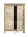 Credenza Mayra con struttura in legno di mango, decorazioni a mano, stile naturale