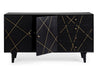 Credenza Lineas con struttura in legno di mango, cassetti in mdf, stile moderno