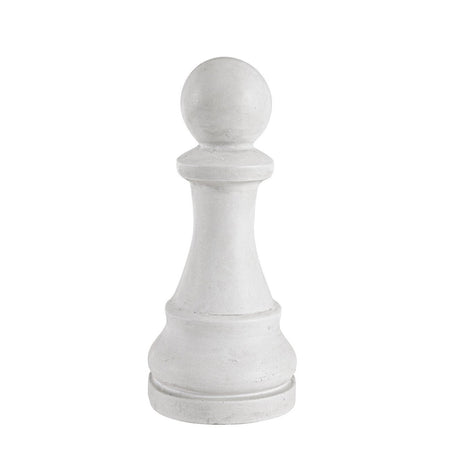 Statuetta Decorativa "Scacchi", in Fibra di Vetro e Argilla decorazione per uso esterno.