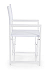 Sedia da regista Taylor , struttura in alluminio, seduta in textilene, ideale per giardino