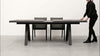 Tavolo allungabile Krion con struttura in alluminio, piano in ceramica, da 205 - 265 x 103 cm