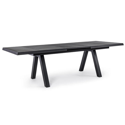 Tavolo allungabile Krion con struttura in alluminio, piano in ceramica, da 205 - 265 x 103 cm