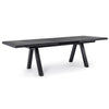 Tavolo allungabile Krion con struttura in alluminio, piano in ceramica, da 205 - 265 x 103 cm