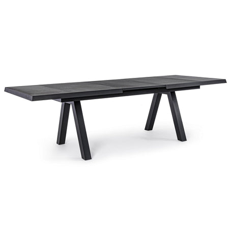 Tavolo allungabile "Krion" con struttura in alluminio, piano in ceramica, da 205 - 265 x 103 cm