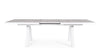 Tavolo allungabile Krion con struttura in alluminio, piano in ceramica, da 205 - 265 x 103 cm