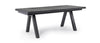 Tavolo allungabile Krion con struttura in alluminio, piano in ceramica, da 205 - 265 x 103 cm
