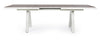 Tavolo allungabile Krion con struttura in alluminio, piano in ceramica, da 205 - 265 x 103 cm