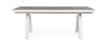 Tavolo allungabile Krion con struttura in alluminio, piano in ceramica, da 205 - 265 x 103 cm