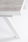 Tavolo allungabile Krion con struttura in alluminio, piano in ceramica, da 205 - 265 x 103 cm
