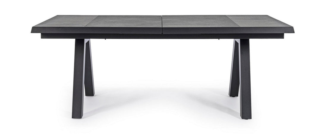 Tavolo allungabile "Krion" con struttura in alluminio, piano in ceramica, da 205 - 265 x 103 cm