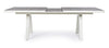 Tavolo allungabile Krion con struttura in alluminio, piano in ceramica, da 205 - 265 x 103 cm