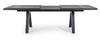 Tavolo allungabile Krion con struttura in alluminio, piano in ceramica, da 205 - 265 x 103 cm