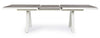 Tavolo allungabile Krion con struttura in alluminio, piano in ceramica, da 205 - 265 x 103 cm