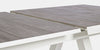 Tavolo allungabile Krion con struttura in alluminio, piano in ceramica, da 205 - 265 x 103 cm