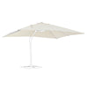 Telo per ombrellone Orion color Beige, con camino antivento, per esterno e giardino
