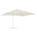 Telo per ombrellone Orion color Beige, con camino antivento, per esterno e giardino