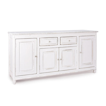 Credenza "Colette" in legno di mango massiccio, con schienali e laterali in mdf, stile rustico