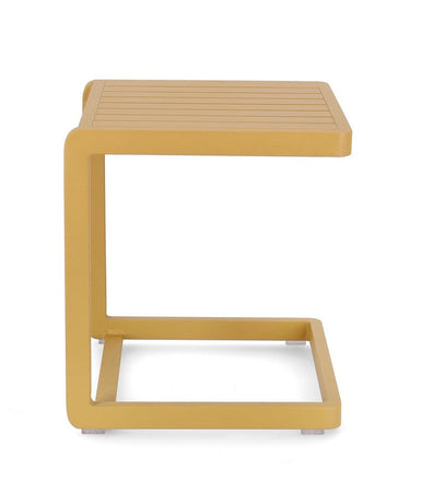 Tavolino da caffe "Konnor " per lettino da esterno e giardino 40 cm in alluminio