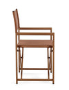 Sedia da regista Taylor , struttura in alluminio, seduta in textilene, ideale per giardino