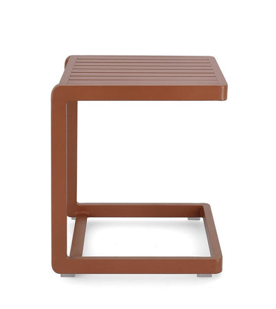 Tavolino da caffe "Konnor " per lettino da esterno e giardino 40 cm in alluminio