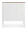Credenza Justine 2 ante e 2 cassetti, con struttura in legno Paulownia, stile classico