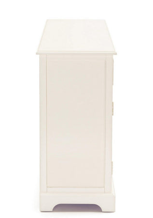 Credenza "Amabel" 2 ante e 2 cassetti, con struttura in legno di pino, stile classico