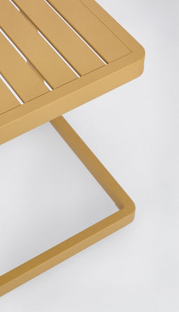 Tavolino da caffe "Konnor " per lettino da esterno e giardino 40 cm in alluminio