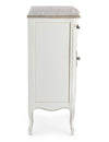 Credenza Justine 2 ante e 2 cassetti, con struttura in legno Paulownia, stile classico