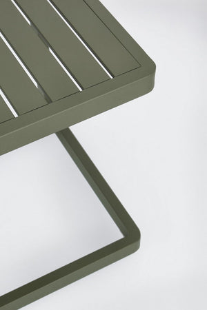 Tavolino da caffe "Konnor " per lettino da esterno e giardino 40 cm in alluminio