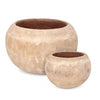 Vasi in terracotta Minh per fiori e piante da esterno set da 2