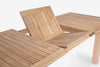 Tavolo rettangolare Maryland allungabile, in legno di teak SVLK, gambe solide