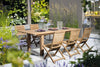 Tavolo rettangolare Maryland allungabile, in legno di teak SVLK, gambe solide
