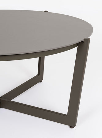 Salottino "Sirenus" con struttura in alluminio, seduta e schienale in textilene, per esterno