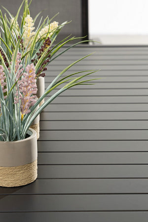 Tavolo "Hilde" con struttura in alluminio, verniciato a polvere, per esterno