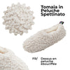 Le Pelosone Ciabatte Donna Invernali Da Casa Babbucce in Peluche Spettinato Pantofole Chiuse Suola per Parquet