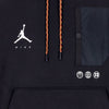 JORDAN Felpa Cappuccio Uomo Jumpman Statement Fleece Hoodie Black/black da uomo