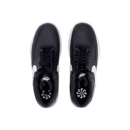 Nike Scarpa Bassa Uomo Court Vision Mid Next Nature Black/white/black da uomo