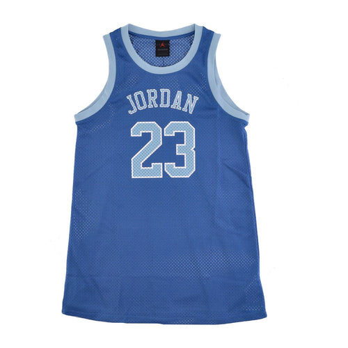 JORDAN Vestito Donna Heritage Dress Core Dk Marina Blue/worn Blue/white da donna