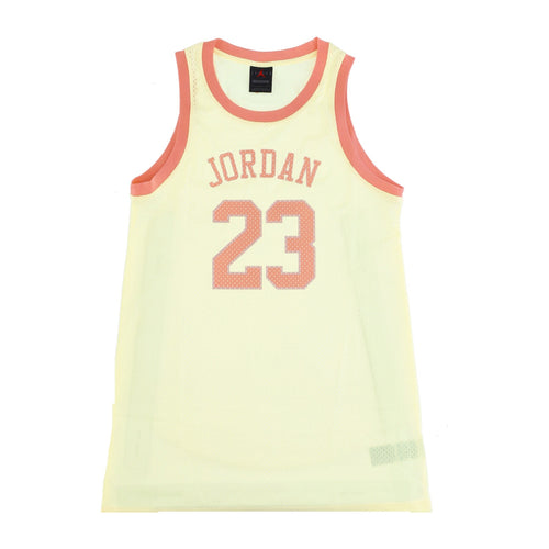 JORDAN Vestito Donna Heritage Dress Core Citron Tint/crimson Bliss/sand Drift da donna