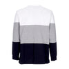 Nike Polo Manica Lunga Uomo Club Plus Colourblock L/s Top White/dk Grey Heather/black/black da uomo