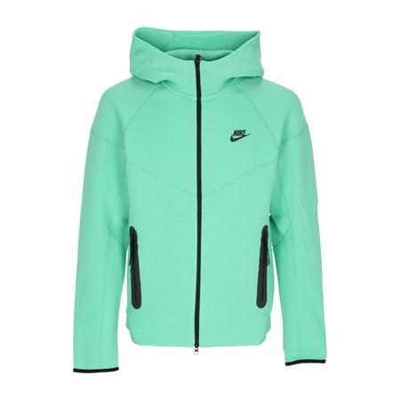 Nike Felpa Leggera Cappuccio Zip Uomo Tech Fleece Full-zip Windrunner Hoodie Spring Green/black da uomo