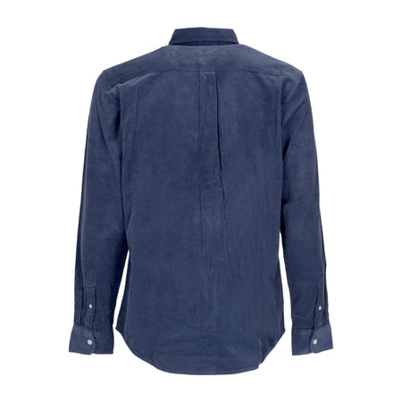 CARHARTT WIP Camicia Manica Lunga Uomo L/s Madison Fine Cord Shirt Hudson Blue/black da uomo