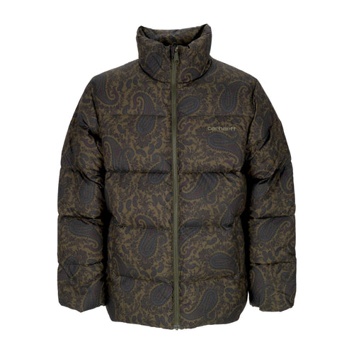 CARHARTT WIP Piumino Uomo Springfield Jacket Paisley Print/plant/black da uomo