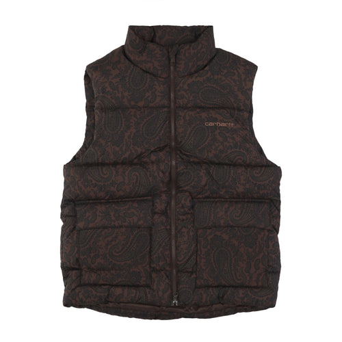 CARHARTT WIP Piumino Smanicato Uomo Springfield Vest Paisley Print/buckeye/black da uomo