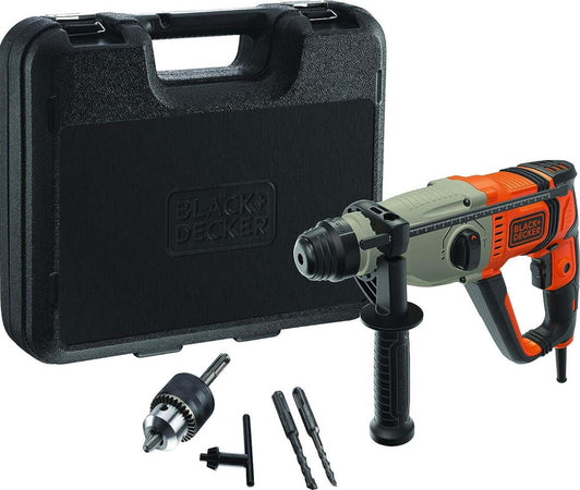 BLACK&DECKER---MARTELLO-TASSELLATORE/SCALPELLATORE-SDS+-800W-2.2J-IN-VALIGETTA,-800-W,-220-V