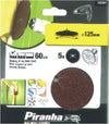 BLACK&DECKER---PIRANHA---5-DISCHI-ROTONDI-IN-CORINDONE-Ø115x5MM---GRANA-80
