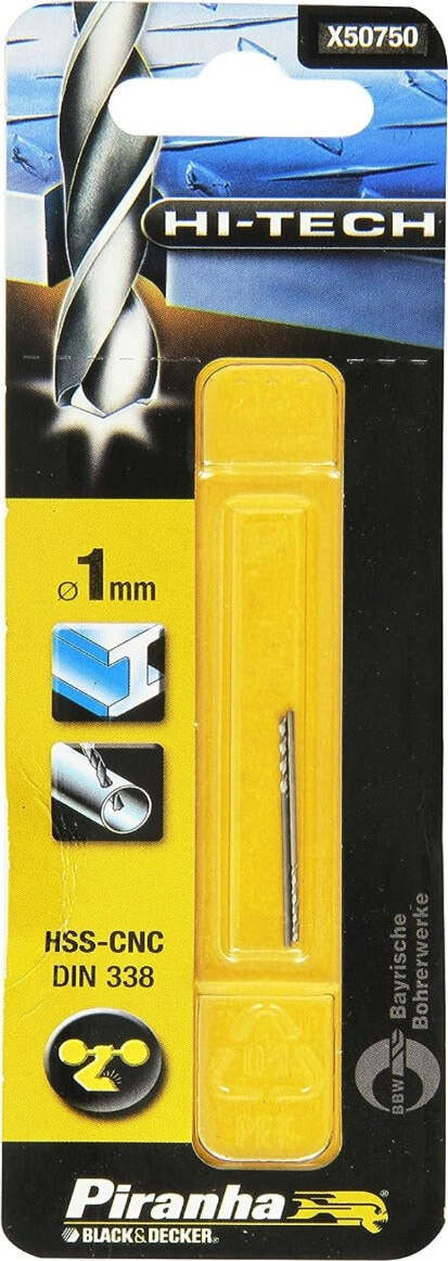 BLACK&DECKER---PUNTE-PER-METALLO-CROWN-1MM