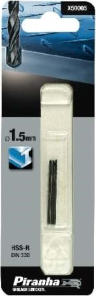 BLACK&DECKER---PUNTE-PER-METALLO-HSS-1.5MM-3PZ