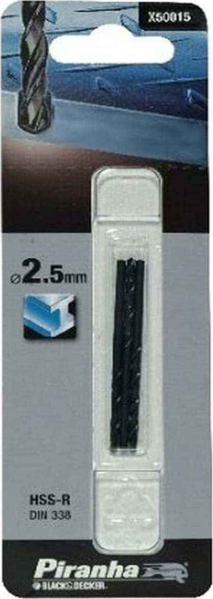 BLACK&DECKER---PUNTE-PER-METALLO-HSS-2.5MM