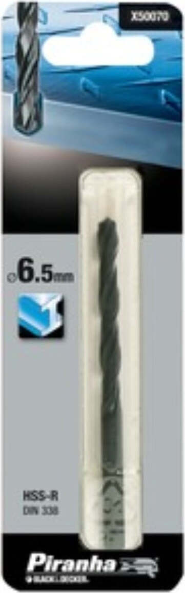 BLACK&DECKER---PUNTE-PER-METALLO-HSS-6.5-MM***